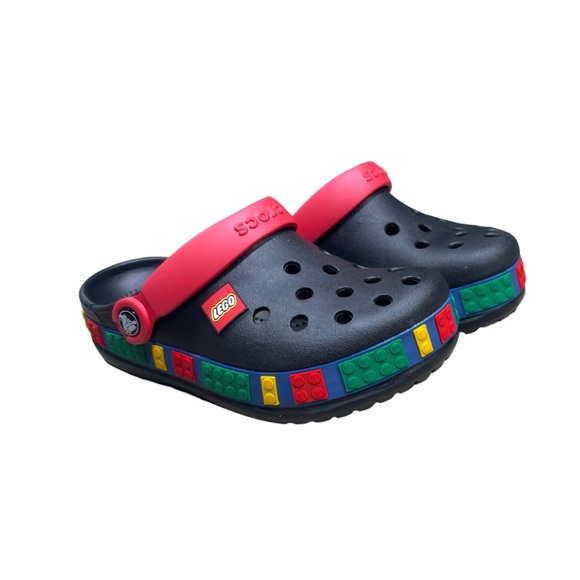 Crocs Kids' Crocband LEGO Clogs Black - Picture 3 of 8